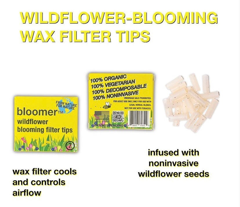 Wild Flower Blooming Wax Rolling Tips (3 Packs)